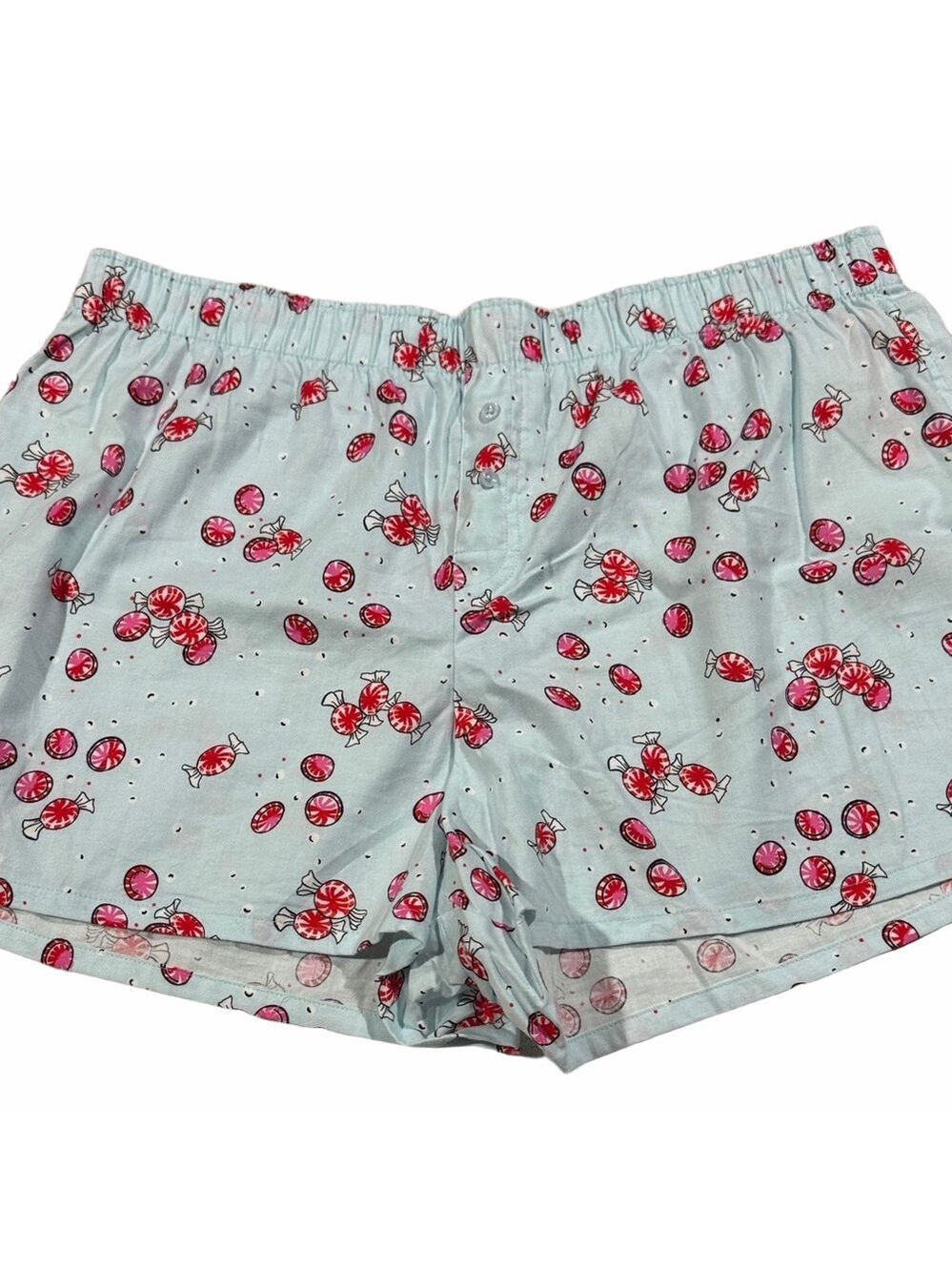 Colsie Light Blue Candy Print Sleep Shorts